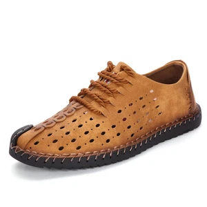 Men's Casual Shoes Breathable Shoe For Man Comfortable Outdoor Flat Shoes - Picture 1 of 16
