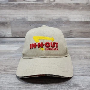 In N Out Burger Joint Worker Employee Hat Cap Adult Mens Adjustable Strapback - Picture 1 of 6