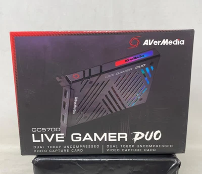 AVerMedia Live Gamer Duo Dual HDMI 1080p PCIe Video Capture Card, GC570D - Image 1 of 4