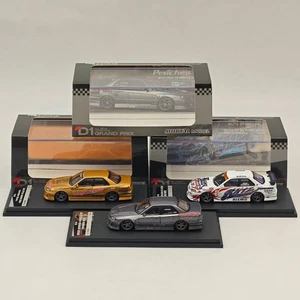1:64 MORTAL BLITZ D1 SKYLINE ER34 URAS Drift Car Diecast Toys Car Models Gifts - Picture 1 of 18