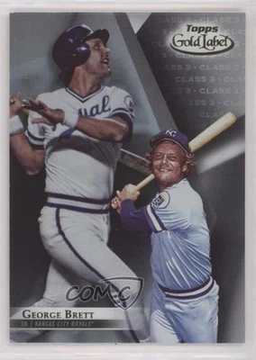 2018 Topps Gold Label Class 3 George Brett #50 HOF - Image 1 of 2