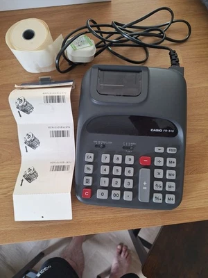 Casio FR-510 Printing Calculator Fully Working Box Grey Vintage Retro - Image 1 of 4
