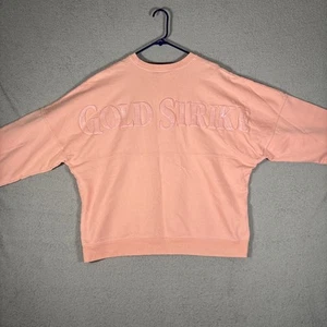 MGM Resorts Spirit Jersey Women’s Size XL Pink Gold Strike Crew Neck - Picture 1 of 12