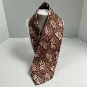 Philadelphia Museum Of Art Men's Formal Tie Multicolor Floral Geometric Pattern - Picture 1 of 6