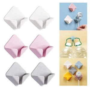 Wall Mounted Power Plug Rack Socket Clip Holder Wall Storage Hooks Mobile Phone - Zdjęcie 1 z 10