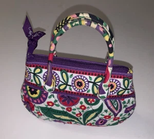 Kleine Prinzessin Vintage Vera Bradley Viva La Vera Miniatur Handtasche Neu ohne Etikett - Bild 1 von 9