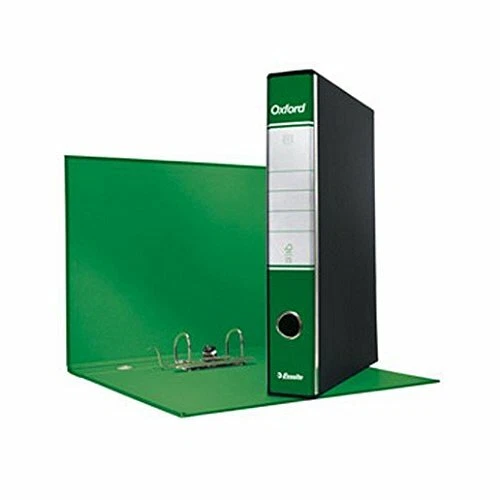 Raccoglitore Due Anelli Esselte Oxford Protocollo G84 cm. 5 con Custodia - Verde - Immagine 1 di 1