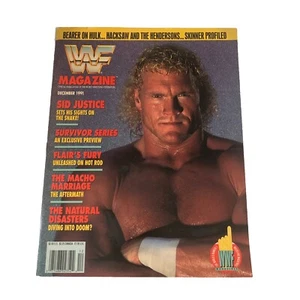 WWF Magazine December 1991 Vintage Wrestling Sid Justice Survivor Series - Picture 1 of 3