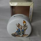 Peter Rabbit Porcelain Penny Bank REUTTER PORZELLAN GERMANY OPEN DAMAGED BOX