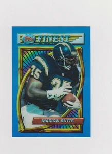 MARION BUTTS 1994 TOPPS FINEST REFRACTOR #43 CHARGERS  - Picture 1 of 2