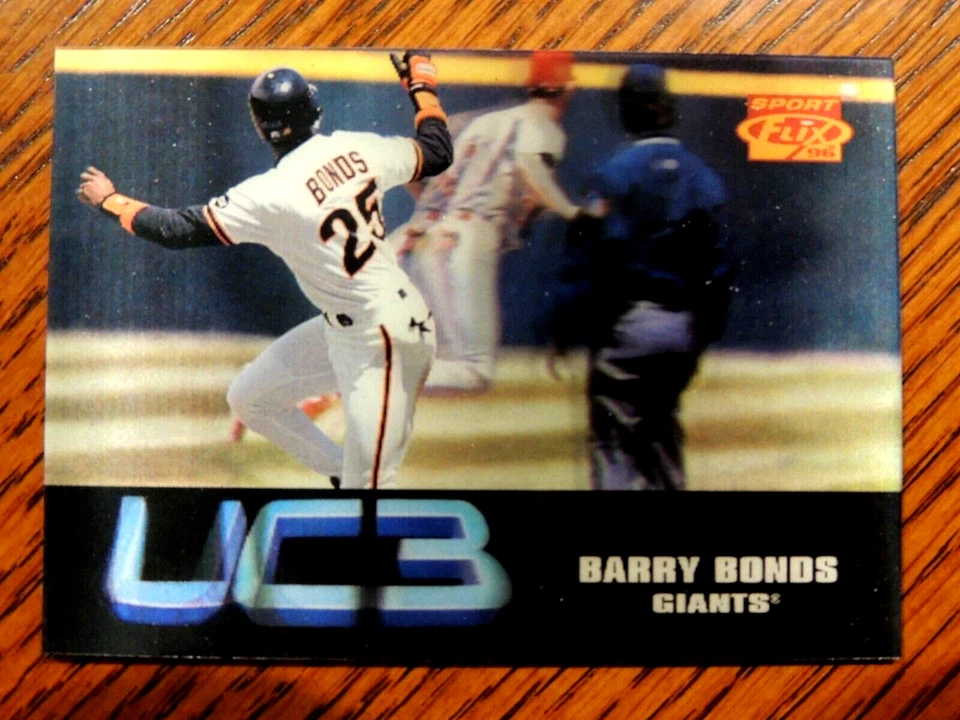 BARRY BONDS 1996 SPORT FLIX UC3 CARD #112    GIANTS HR KING - Image 1 of 1