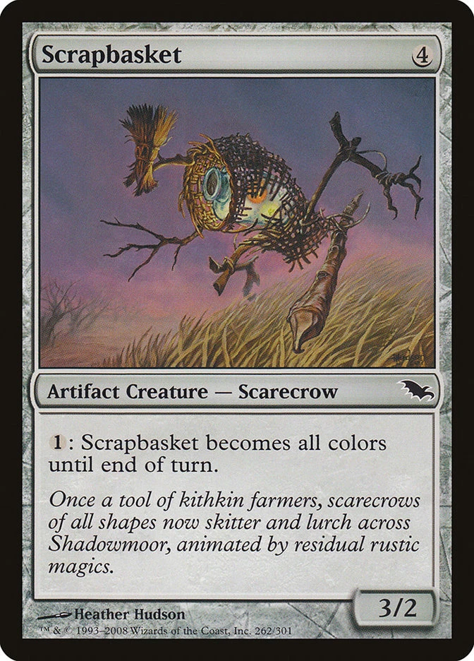 1x Scrapbasket - NM PACK FRESH - Shadowmoor - SPARROW MAGIC mtg - Image 1 of 1