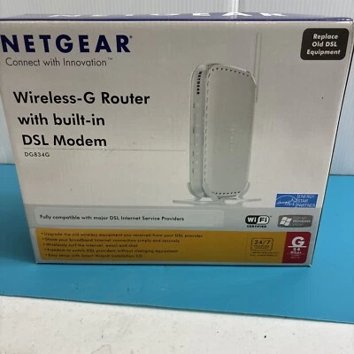 Netgear Wireless G Router Replace Old DSL DG834G - Image 1 of 4