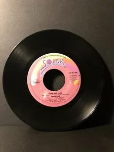 1983 Shalamar OVER AND OVER (45RPM 7” Single) Solar (J207) - Imagen 1 de 3
