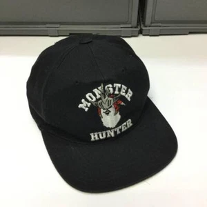 Made in Japan Ape x Monster Hunter 6 Panel Cap Black Free Size Good Condition - Picture 1 of 9