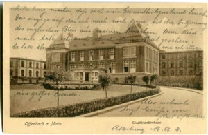 AK OFFENBACH /Main Stadtkrankenhaus 1914 Feldpost - Picture 1 of 1