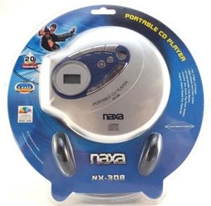 Naxa Portable CD Player NX-308 Dynamic Bass Boost Slim Design NEW Factory Sealed - Picture 1 of 7