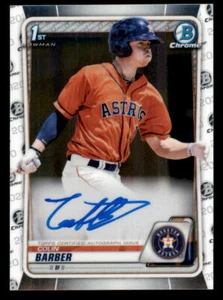 2020 Bowman Chrome Prospect AUTO #CPACBA Colin Barber - Picture 1 of 2