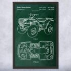 Four Wheeler Patent Framed Print Outdoorsman Gifts Farmhouse Decor Gifts For Men