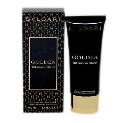 BVLGARI GOLDEA THE ROMAN NIGHT PEARLY BATH AND SHOWER GEL 100ML NIB-BV10038720 - Image 1 of 2