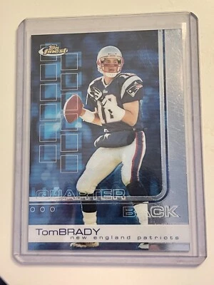 TOM BRADY  2002 TOPPS FINEST #50 Patriots - Image 1 of 2