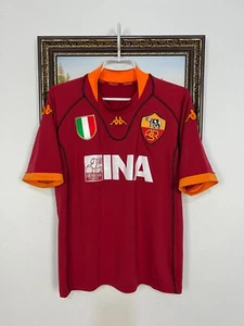 Roma Home football shirt 2001 Soccer Red Kappa Jersey Mens Maglia Trikot Size M - Picture 1 of 13
