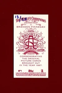 2017 Topps Allen & Ginter Mini Brooklyn Back #11 Brandon Finnegan 'REDS' 13/25 - Picture 1 of 2