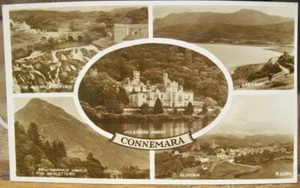 Irlandesa RPPC CONNEMARA Multivista Postal Irlanda Valentine Éire Foto Real Sepia - Imagen 1 de 2