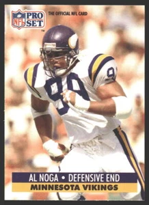 Al Noga #221 1991 Pro Set Minnesota Vikings - Picture 1 of 2