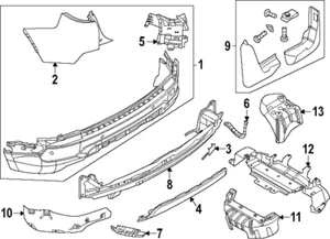 Genuine Land-Rover Rear Shield LR127724 - Picture 1 of 1