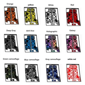 Pegatina de horquilla para 2025 PIKE DJ pegatina de horquilla para bicicleta de montaña calcomanías - Imagen 1 de 24