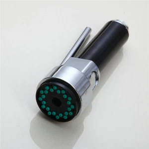 US ABS Kitchen Faucet Pull Out Spray Head Replacement Part Tap Spout Chrome - Picture 1 of 4