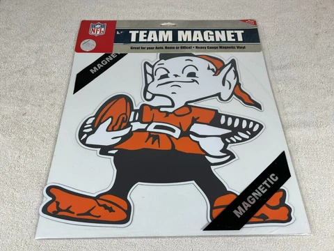 NFL MLB Car Magnet 12" Cleveland Pittsburgh Chicago Detroit Green Bay Baltimore Cover