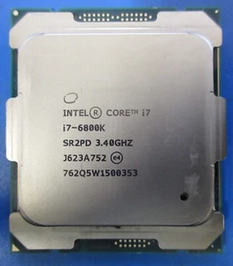 SR2PD : Intel Core i7-6800K 3.4GHZ : 6 Core : FCLGA2011 : Desktop CPU - Picture 1 of 2