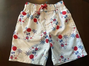 Boys Junk Food Mickey Mouse Swim Shorts Bathing Suit Small - Picture 1 of 3