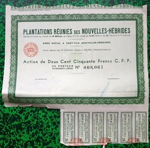 Nouvelles Hébrides - Port Vila - Secteur Plantations pour la Noix de Coco - 1950 - Picture 1 of 1