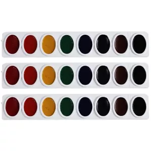 Prang Semi-Moist Watercolors Oval Pan Refills Set - Picture 1 of 1