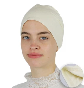 Gorra antideslizante antideslizante antideslizante de algodón para mujer Modefa Mulsim - marfil - Imagen 1 de 5
