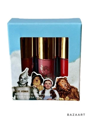 Kylie Jenner Cosmetics Wizard of Oz Matte Lip Paint Limited Edition Set of 3 NEW - Image 1 of 3