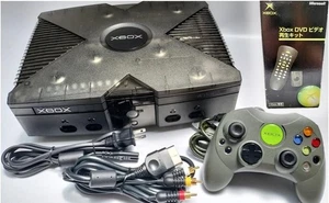 Microsoft Skeleton Clear Black Xbox Controller DVD Playback Kit home console - Picture 1 of 12