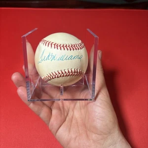 TED WILLIAMS AUTOGRAPHED HAND SIGNED OFFICIAL BASEBALL PSA DNA AUTO COA - Picture 1 of 7