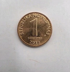 Philippines 2012 1 Sentimo.UNCIRCULATED. - Picture 1 of 3