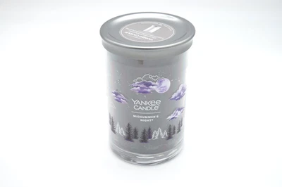 Yankee Candle Midsummer Night 20 oz Large Glass Two Wick Candle NEW - Image 1 of 4