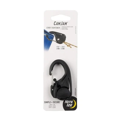 Nite Ize CamJam Cord Tightener - Tie Down Cam Mechanism with Carabiner Clip - Image 1 of 4