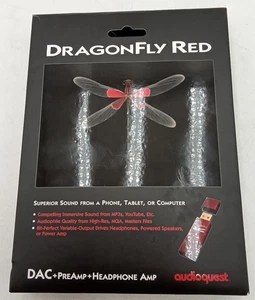 AudioQuest Dragonfly Red USB DAC + Preamp - Digital-to-Analog Converter - Picture 1 of 11