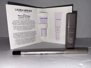 Laura Mercier Set! Primer Sample, Eye Serum Travel, Eyeliner Noir Full Size - Picture 1 of 1