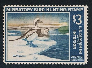 UNITED STATES (US) RW34 MINT F-VF LH $3 - Picture 1 of 2