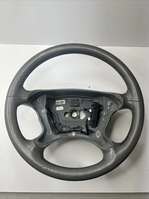 03-09 Volante 4 radios conductor Mercedes R230 SL500 CLK500 cuero gris OEM Foto 1 de 4