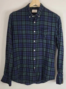 Weathered Mens Shirt Check Long Sleeve Size Small - Picture 1 of 6