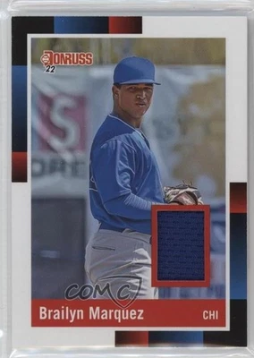 2022 Panini Donruss Retro 1988 Materials Brailyn Marquez #R88M-BM - Image 1 of 2